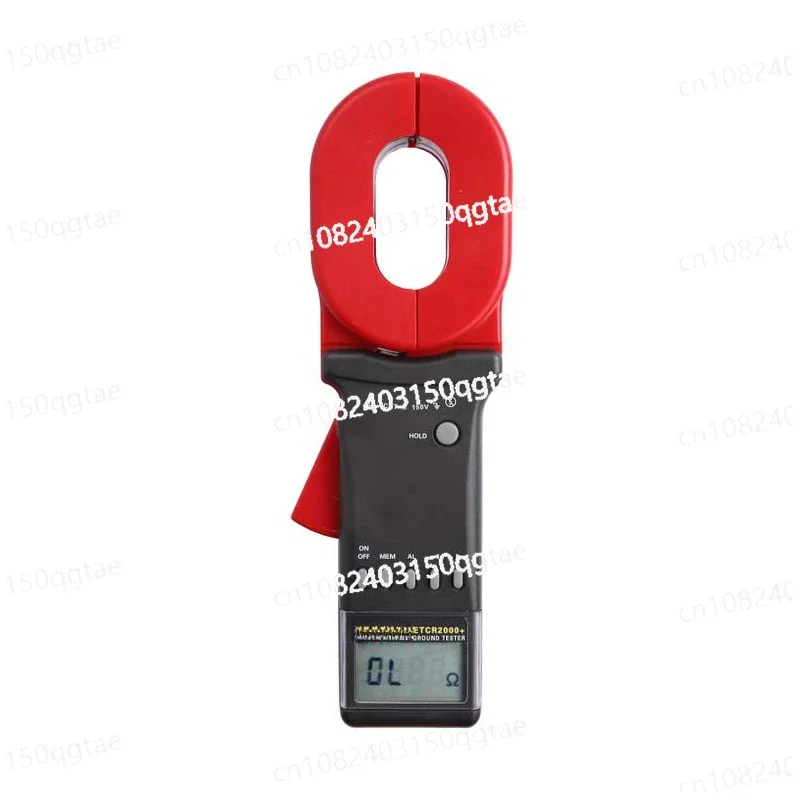 ETCR2000A+ Digital Clamp on Ground Earth Resistance Tester Meter 0.01-200 Ohm 99 Sets