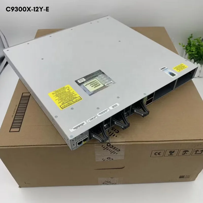 Cisco NIB C9300X-12Y-E C9300X Series Cisco Switch 12-port 25G/10G/1G SFP28 With Modular Uplinks Ready to Ship