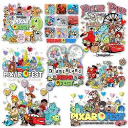 Toy Story Pixar Fest Iron on Decals Heat Transfer Stickers Thermal transfer Patches for Clothes