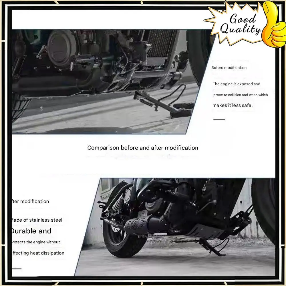 

For Benda Napoleon bob250 engine lower guard plate modified engine protection cover anti-collision friction accessories