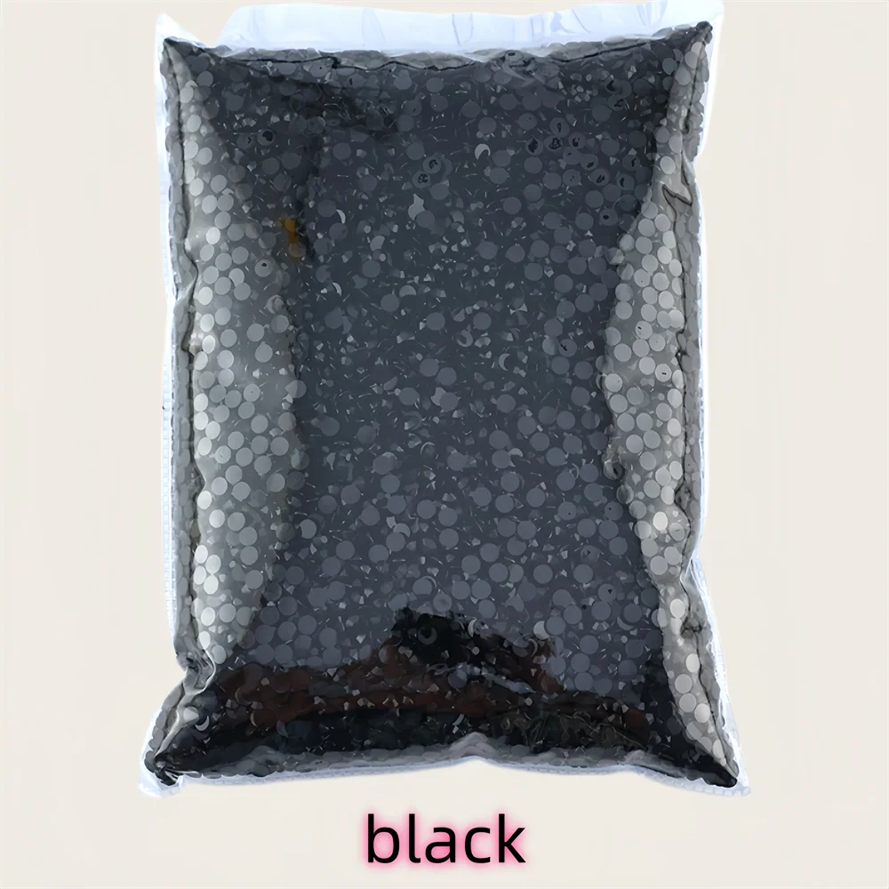 

5 Sizes 2mm-6mm Black/White Color Round Non Hotfix Glitter Bling Silver Flatback Rhinestones Glue On Beads Nailart Nail Gems Diy