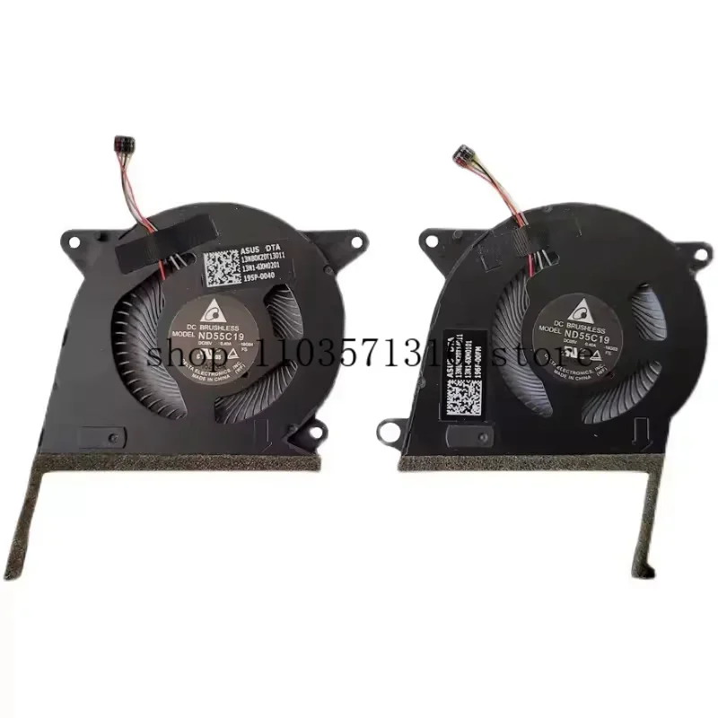 New Laptop CPU and GPU Cooling Fan for ASUS ZenBook S13 s13 UX392 ux392 Fan ND55C19-18G03 ND55C19-18G04