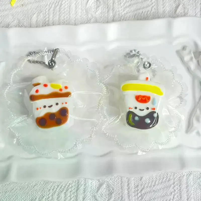 1Pc schattig gesimuleerd voedsel frietjes en hamburgers siliconen speelgoed - stressverlichting, langzame rebound sleutelhanger cadeau