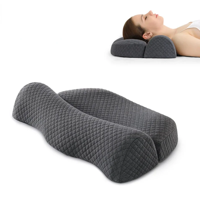 Orthopedic Neck Pillow Space Memory Foam Pillow Support Shoulder Pillow Release Cervical Vertebra Pain Slow Rebound