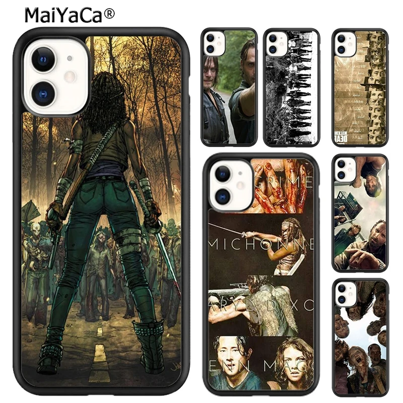 

MaiYaCa The Walking Dead Zombie Rick Daryl Phone Case For iPhone 17 Air 16 16e 15 plus 11 12 13 14 pro max coque