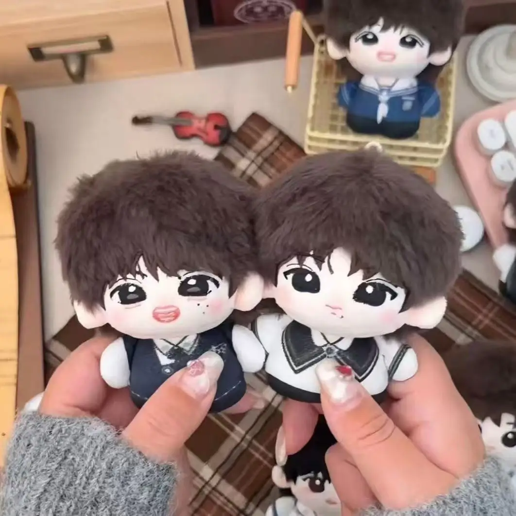 TF Family Fourth Generation Plush Doll 10cm Zhang Guiyuan Wang Lujie Cotton Doll Keychain Character Toy Bag Pendant Gift for Fan