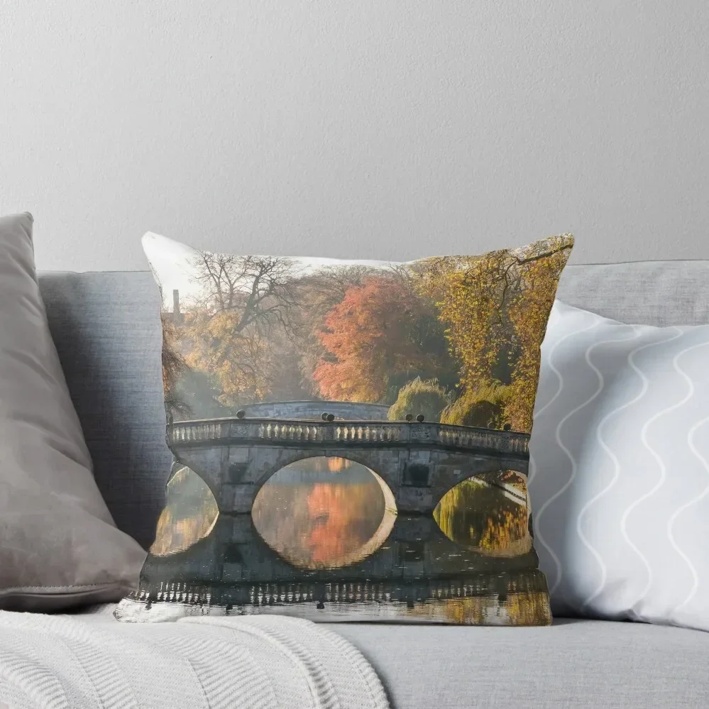 

Clare College and King's College Bridges Throw Pillow Cushions Home Decor Ornamental Pillow Christmas Pillow Sofa Cushion