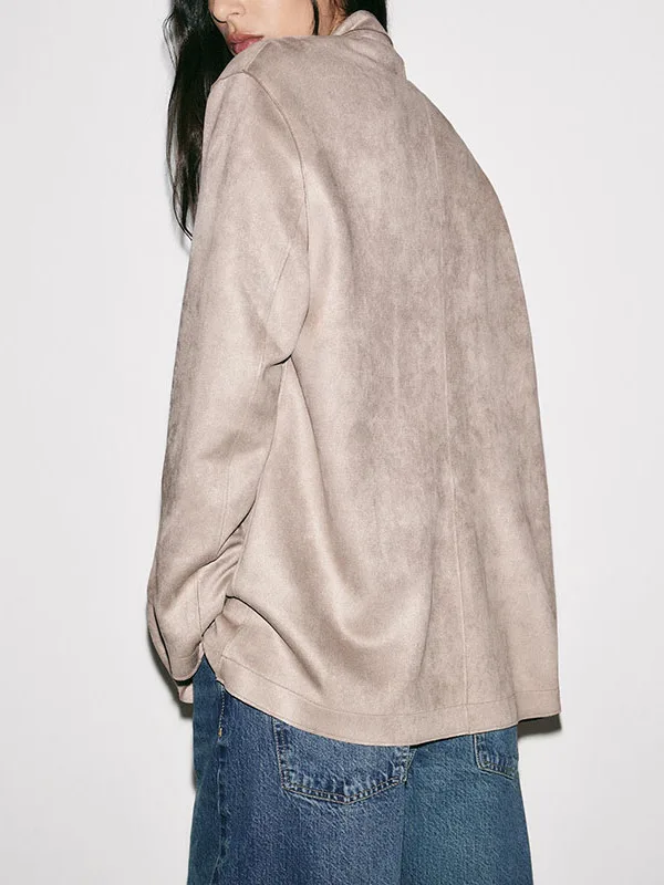 خريف 2025 بدلة نسائية طويلة متعددة الاستخدامات من الجلد الصناعي Jaet Quali 2025 Faion ملابس خارجية للسيدات