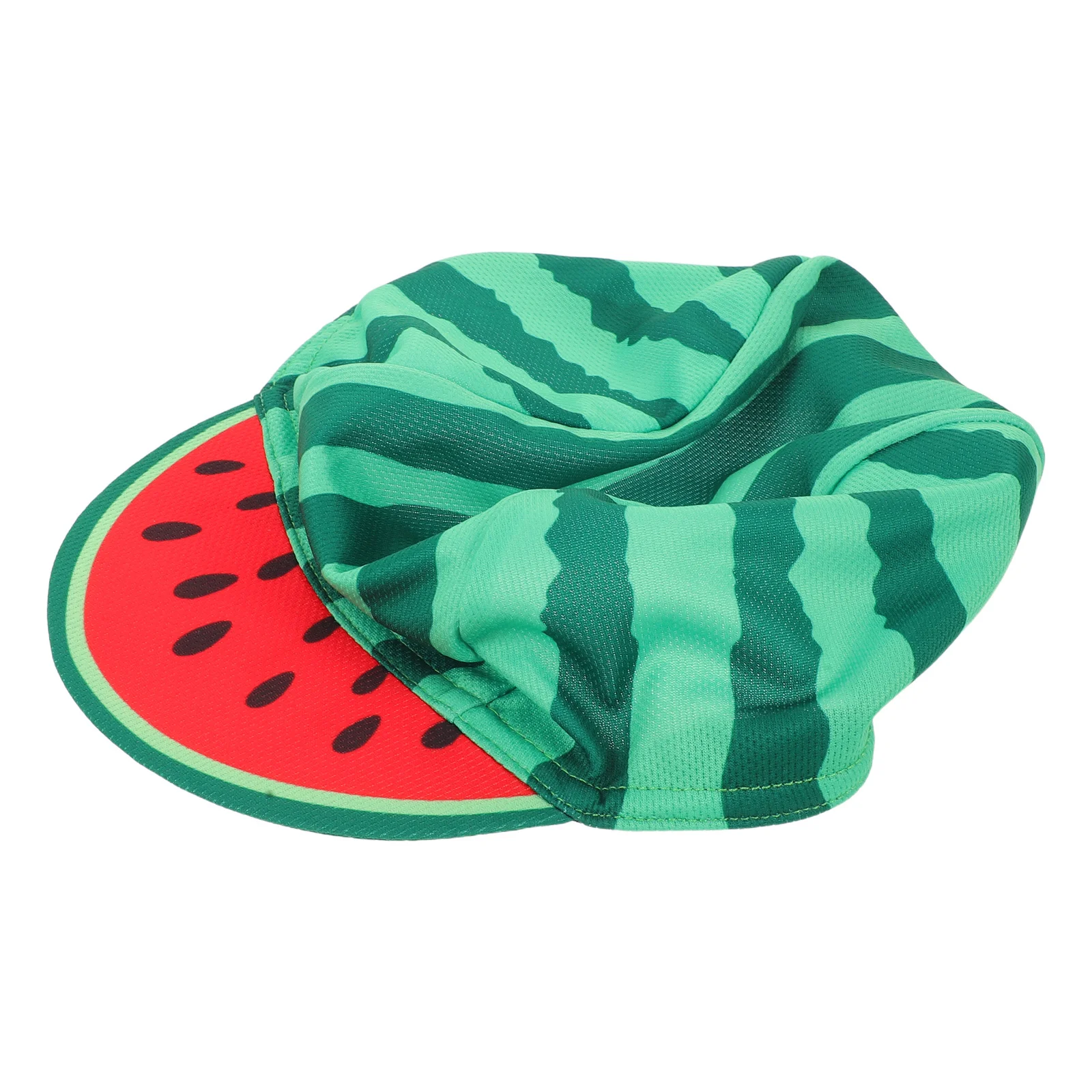 

Cycling Cap Watermelon Pattern Breathable Lightweight Under Liner Sweat Absorbing Funny Outdoor Road Bike Hat
