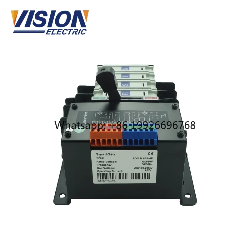 

Generator Parts Smartgen ATS Power Controller 63A Generator Automatic Changeover Switch SGQ63A-1250A