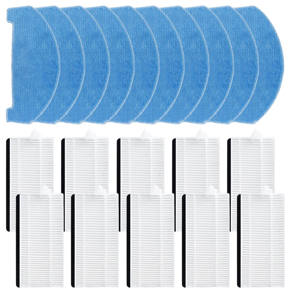 Filter Mop Cloth Kit For ILIFE V3x Robot Vacuum And Mop Replacement Parts Home Cleaning Tool Accessories Household Supplies