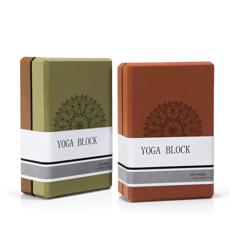 Latex Free EVA Yoga Block Non Slip Beveled Edge Pilates Prop 2026