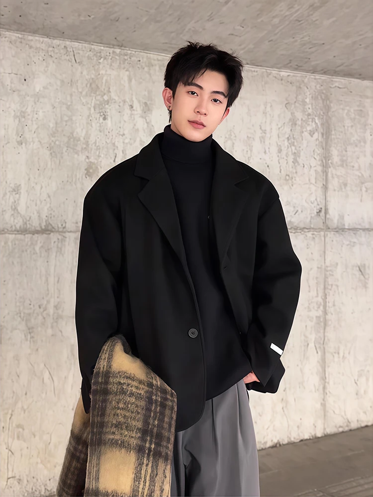 

Мужской шерстяной пиджак Briti Sle ort: осенне-зимняя коллекция, премиум-класс, корейский стиль, верхняя одежда