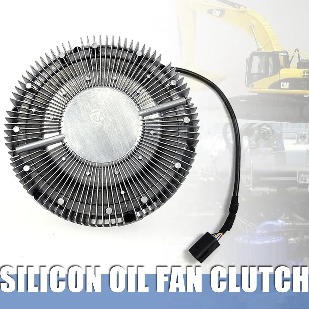 Silicon Oil Visco Fan Clutch Replaces 418-2229 320D2 For Construction Machinery Engine CAT Excavator Cooling Parts ZIQUN Brand