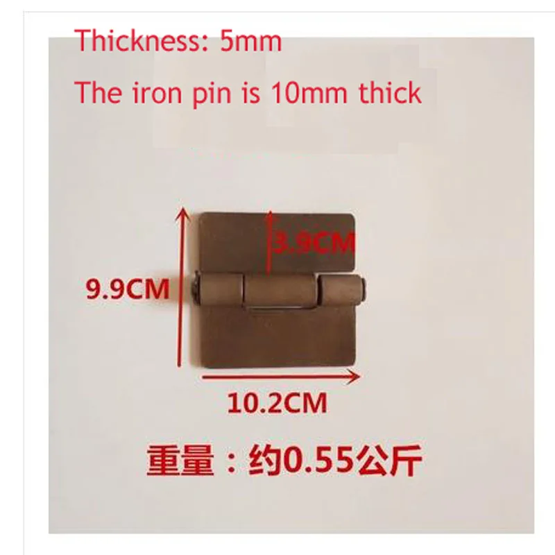 Truck Agricultural Carriage Welding Hinge Thickened Iron Hinge  Semi-trailer Carriage Manger Hook New Iron Door Hinge