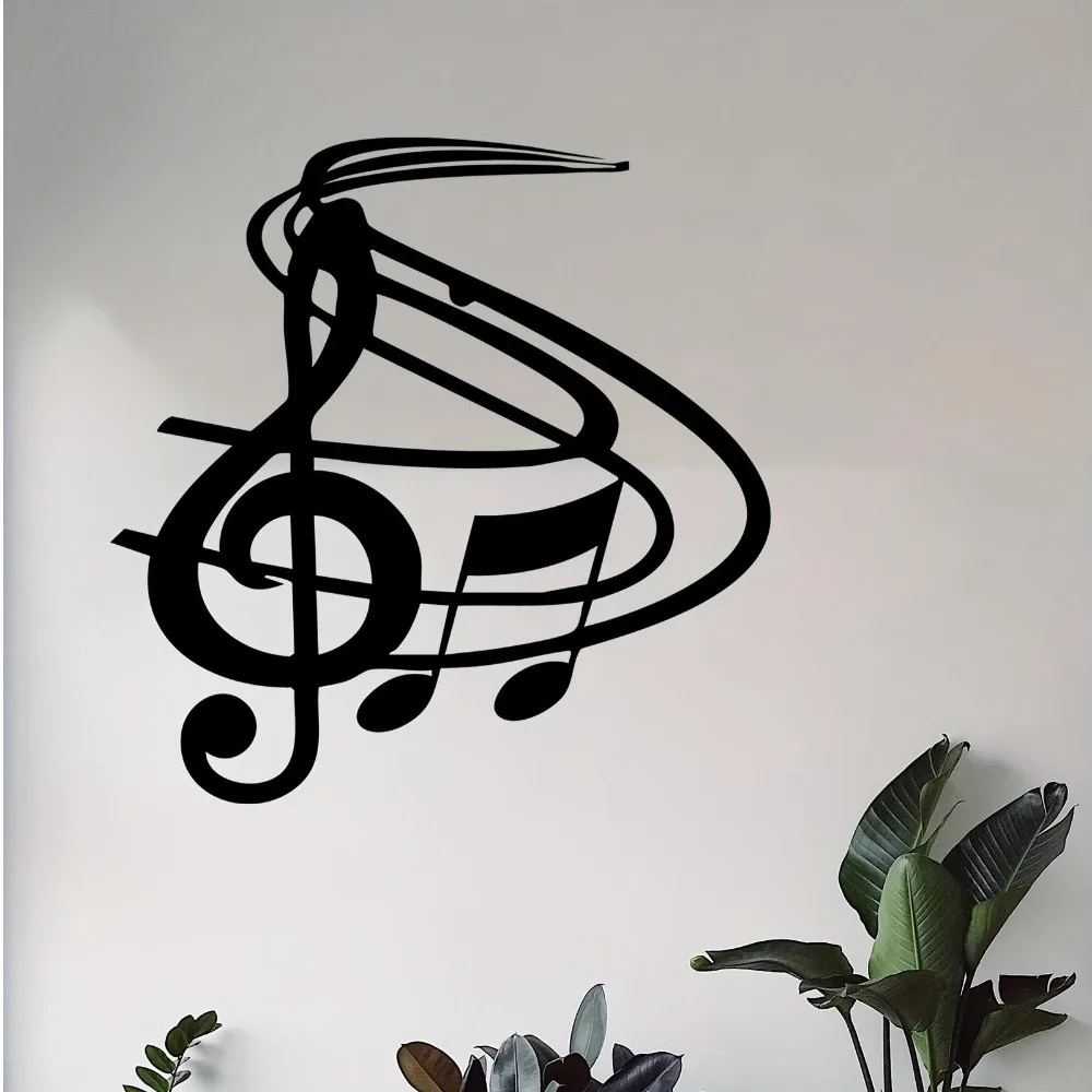 

Metal Wall Art Iron Note Composition, Rustproof Music Gift for Living Room Garden Decor