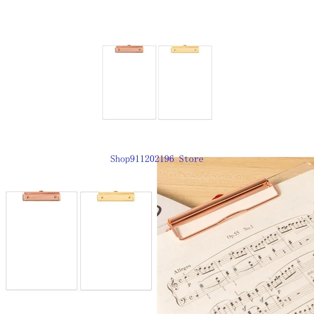 

P82A Портативный акриловый планшет-органайзер для файлов, вертикальный блокнот для письма, 12X9 дюймов