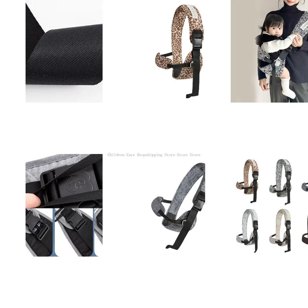 

Fashionable Leopard Adjustable Infant Carrying Strap Comfortable Waist Support