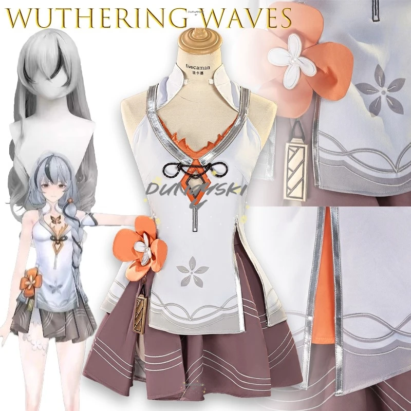 

Аниме игра Wuthering Waves Camellia косплей комплект эхоты войны женский Хэллоуин ролевая игра костюм персонажа наряд