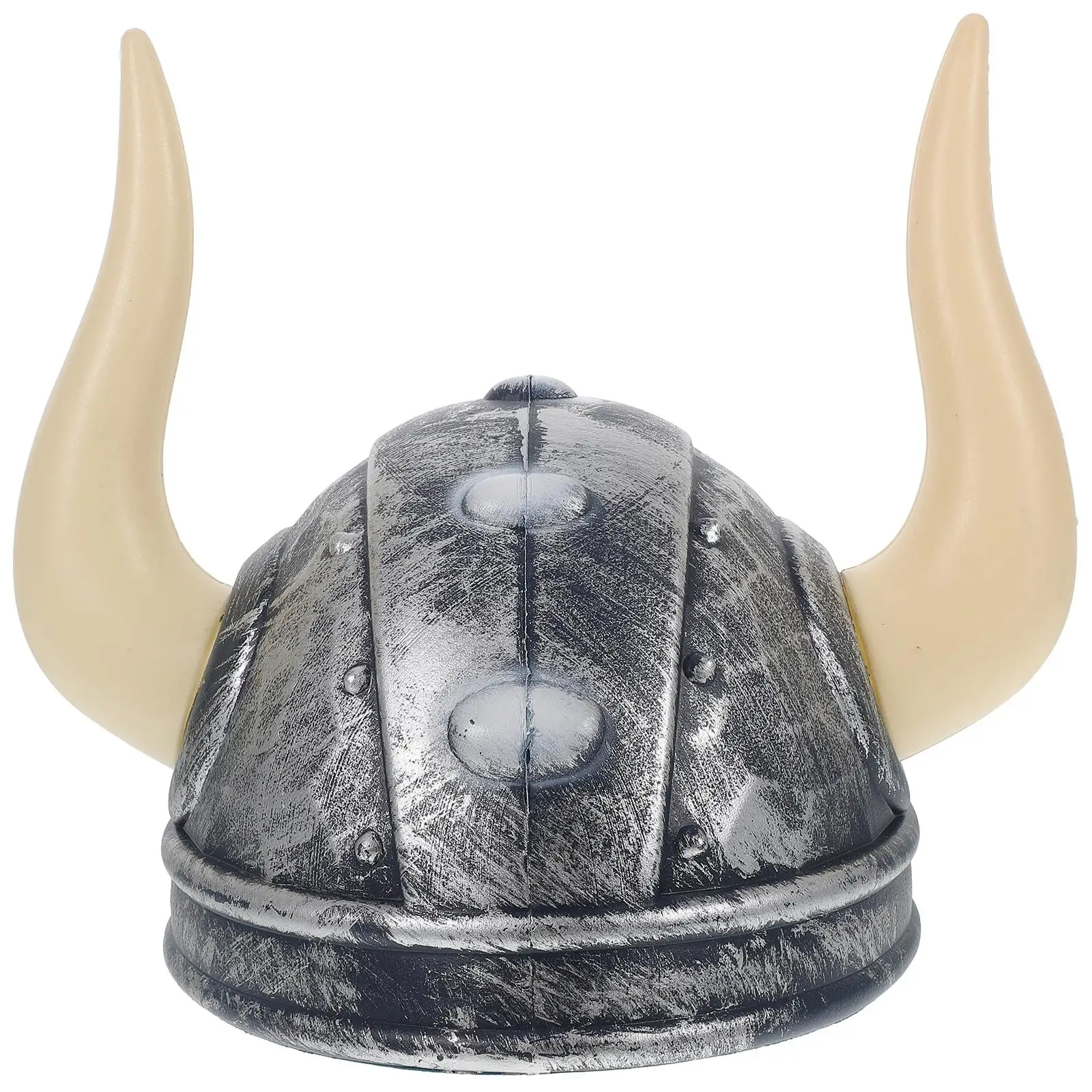 Horn Hat Buffalo Costume Plastic Lightweight Halloween Party Cosplay Photo Prop Bull Headdress Ox Accessories