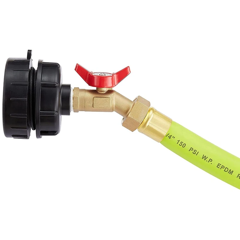 محول حقيبة IBC ، خيط رفيع ، صمام صنبور خرطوم خالي من الرصاص ، من من-من-من Gallon