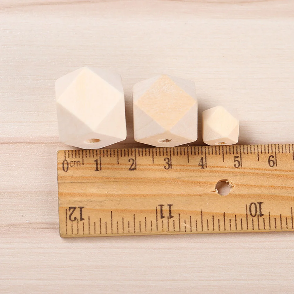

100 Pcs Beads Charms Wooden for Crafts Scattered Supplies Jewelry Making Spacer Bracelets