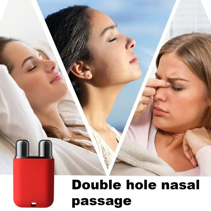 Inhalateur nasal à double trou, anciers d'inhalation antarctique, huile de refroidissement, amplificateur de mise au point d'énergie portable pour les joueurs d'athlètes d'esports