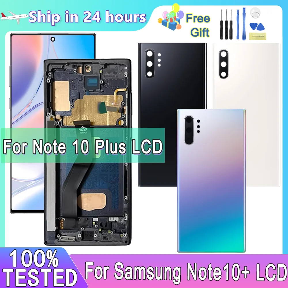 

Screen for Samsung Galaxy Note10+ N975F N976F Lcd Display Digital Touch Screen with Frame for Samsung Galaxy Note 10 Plus 5G