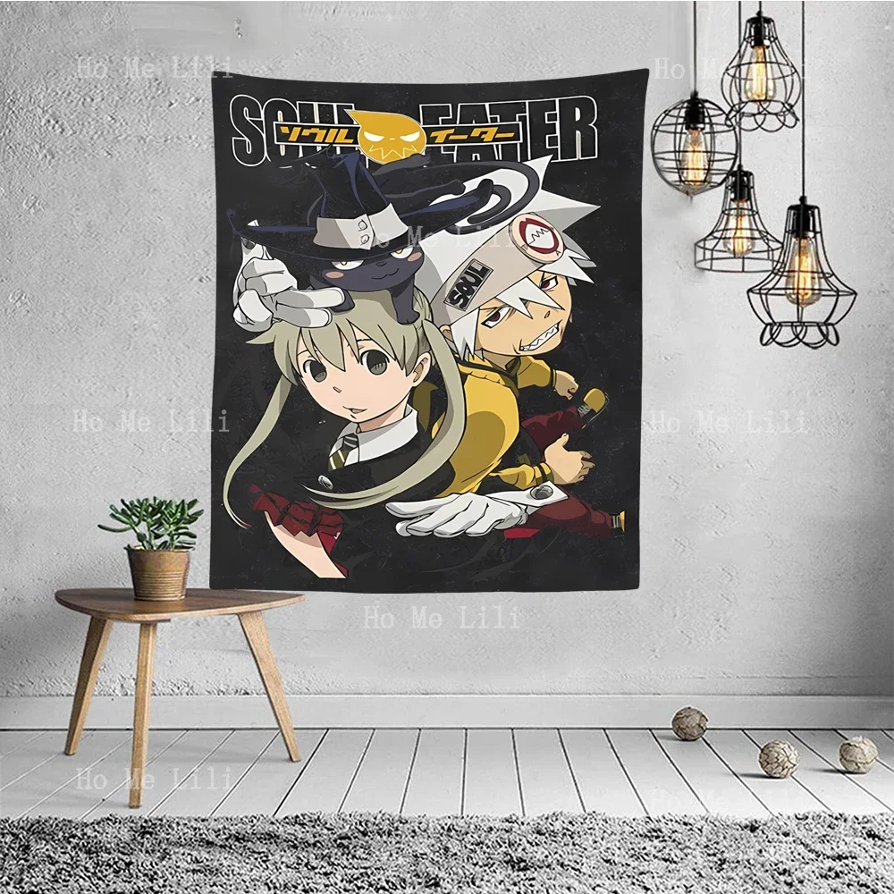 Cartoon Anime Soul Japan Eater Tapestry Wall Hanging For Bedroom Livingroom Modern Design Tapestries