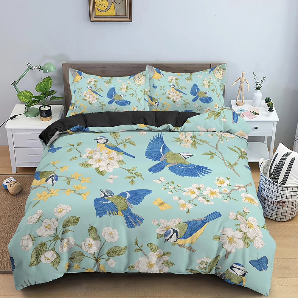 Imagem -05 - Animal dos Desenhos Animados Capa de Edredão Conjunto de Cama 3d Impresso Quilt Cover para Quarto Rei Rainha Poliéster Completo Bedclothes Home Decor Pcs