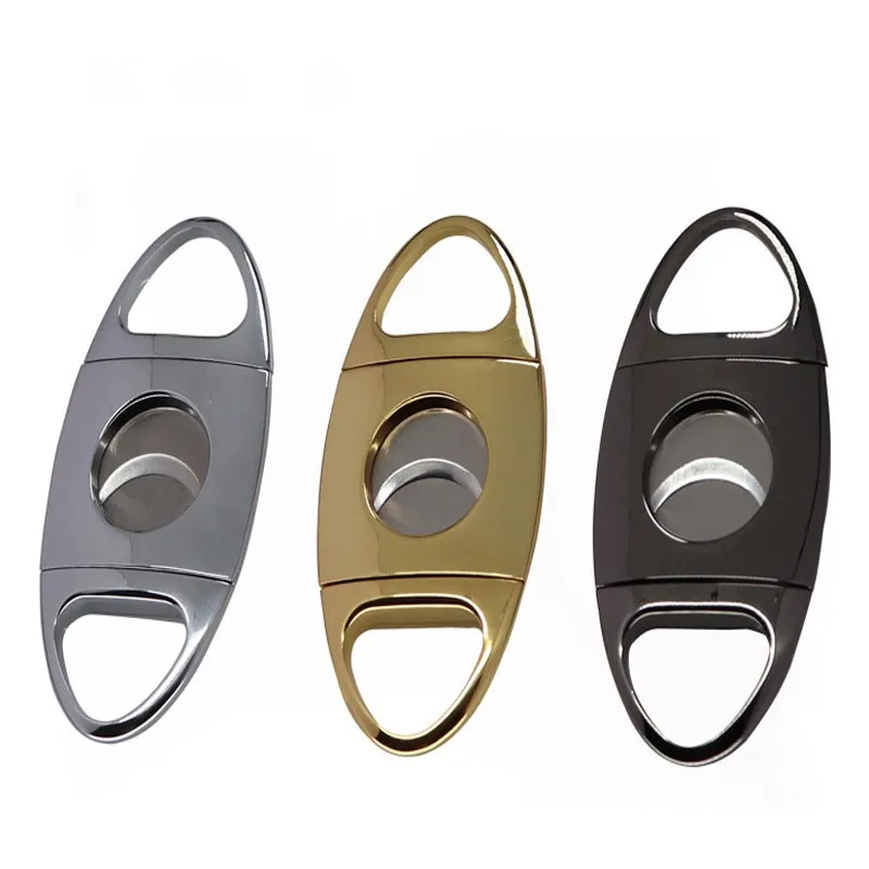 Cigar Cutter Double-Edged Cigar Cutter Stainless Steel Cigar Scissors Creative Cigar Accessories Cutting And Cutting Machine