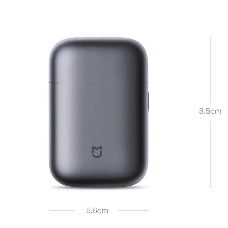 ใหม่เครื่องโกนหนวดไฟฟ้า Xiaomi Mijia S600เครื่องโกนหนวดขนาดเล็กแบบพกพาสำหรับผู้ชายเครื่องโกนหนวดแบบไร้แปรงมอเตอร์หัวตัดเซรามิกแท้พร้อมเคสหนัง