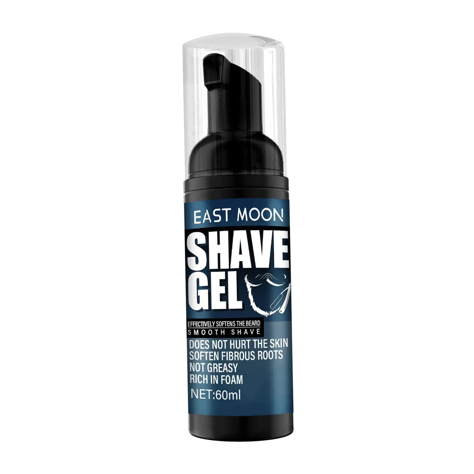 Soothing Shaving Foam for Men Slick Shave Gel Beard Softener Facial Care Cream for Barber Shop Grooming view 6