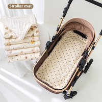 Baby Stroller Cotton Pad All Season Machine Washable Seat Cushion Mattress Dual-use Cradle Small Mattress Stroller Pad Thickness