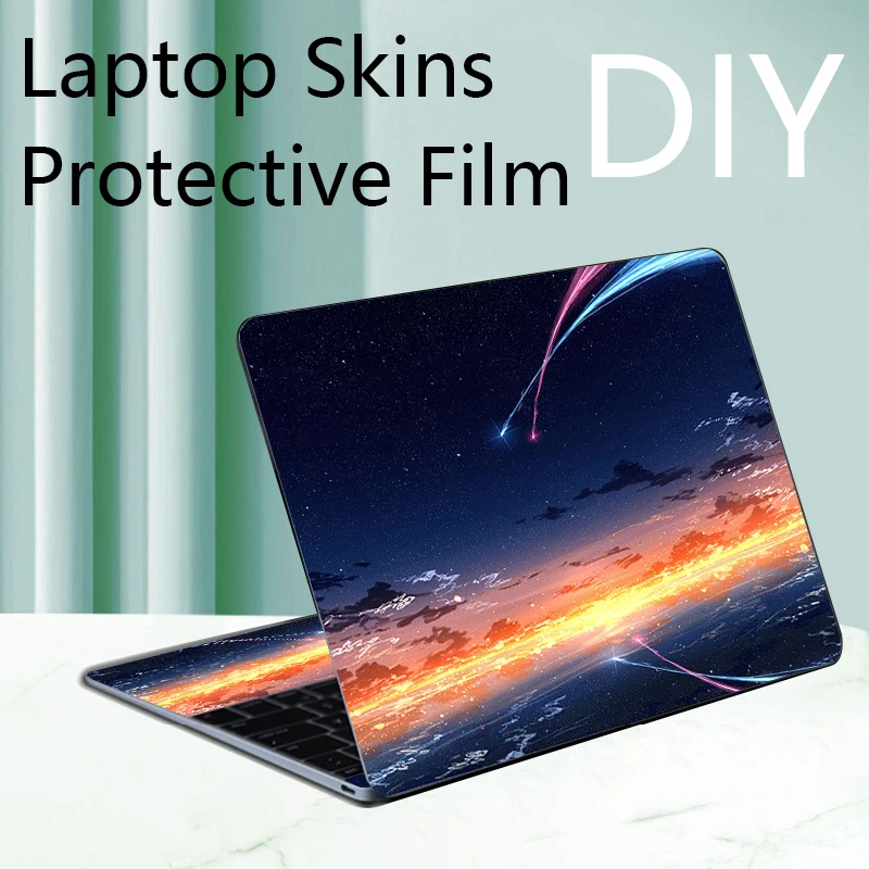 Laptop Skins For HP Dell Samsang HUAWEI Xiaomi Asus 13 14 15 15.6 16 PVC Protective Film Universal Notebook Skin Laptop Sticker