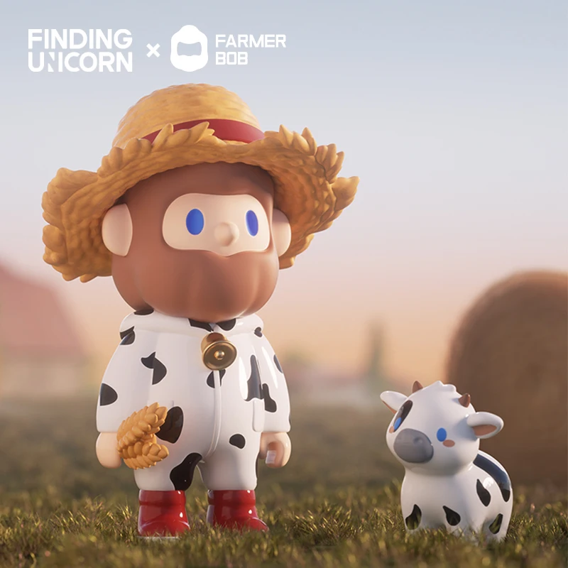 Finding Unicorn FARMER BOB Encounter In The Wild Series Blind Box mystery box Collection Toy Character blind box birthday gift