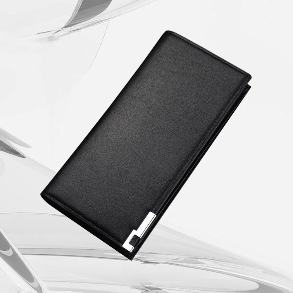 

Long Premium Large Men Capacity For Cards Cash Practical Wallet Long Man Wallet Men Gift Black Organizer