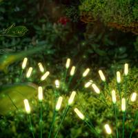 Solar Lights Outdoor Garden Waterproof Pathway Light Waterproof Lawn Lighting Device Set Of 2 Outdoor Decor Lamp For Patio Yard