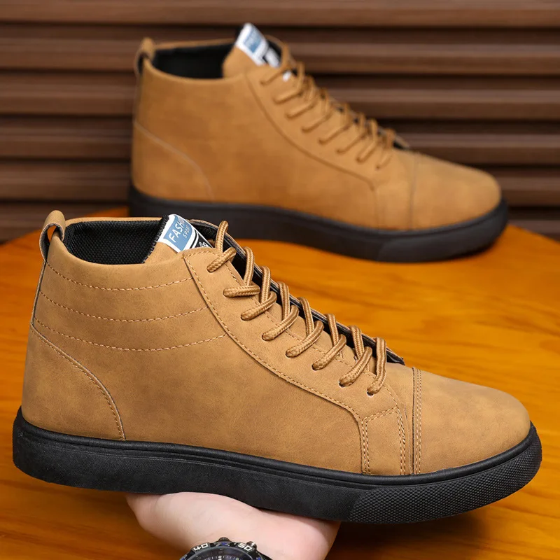 

Men's trendy and versatile casual shoes, outdoor running shoes, sports board shoes, mid-top trendy shoes