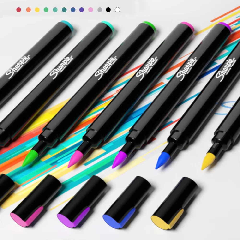 Sharpie Creative Acrylic Marker Pen Painted Graffiti, Painting Pen, DIY Glass, Ceramic, Quick-drying, Non-fading Art Stationery