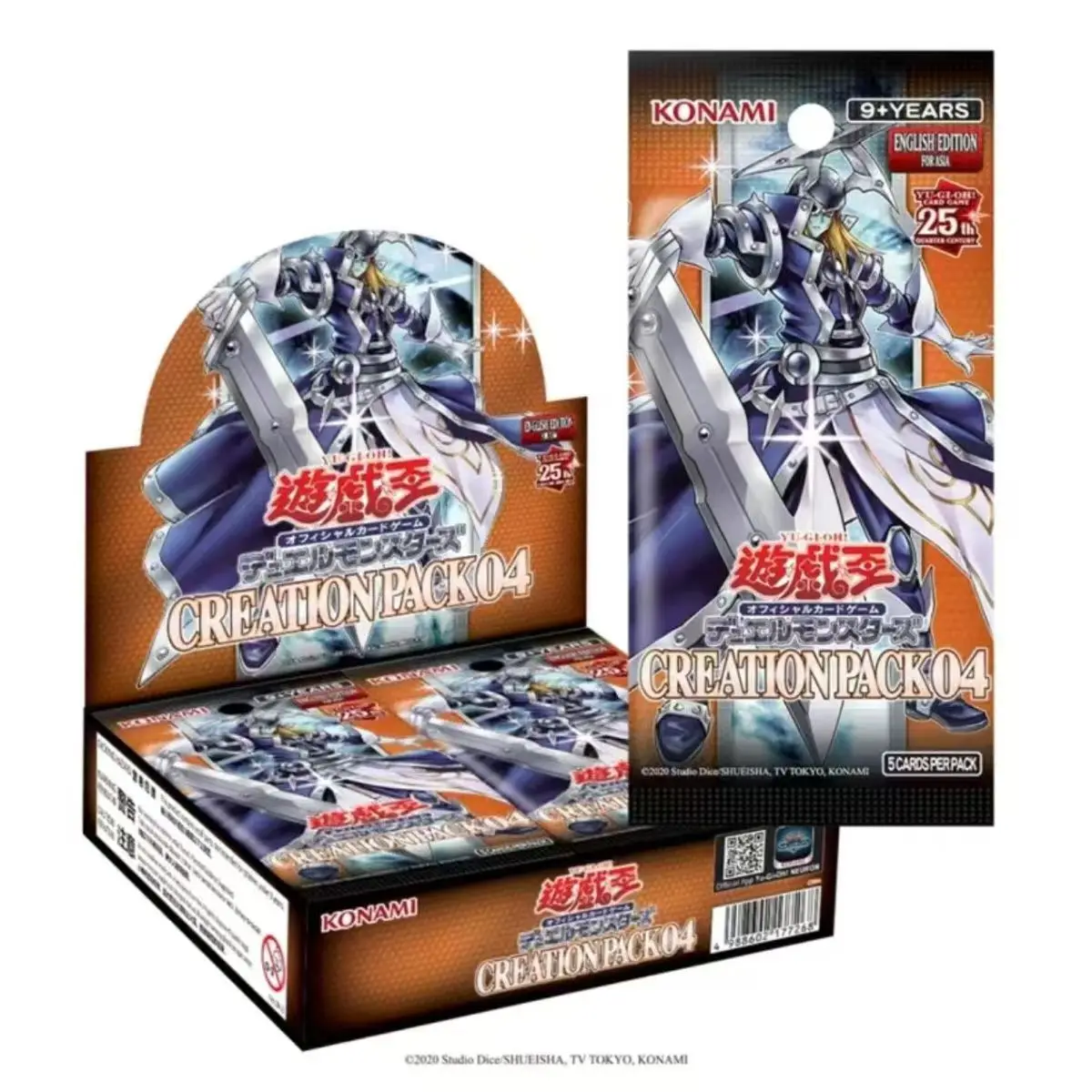 Original YuGiOh Card Game English Duel Structure Deck:CP04 Creation Pack 03 Rare Collection Card Flash Yu Gi Oh Card Board New