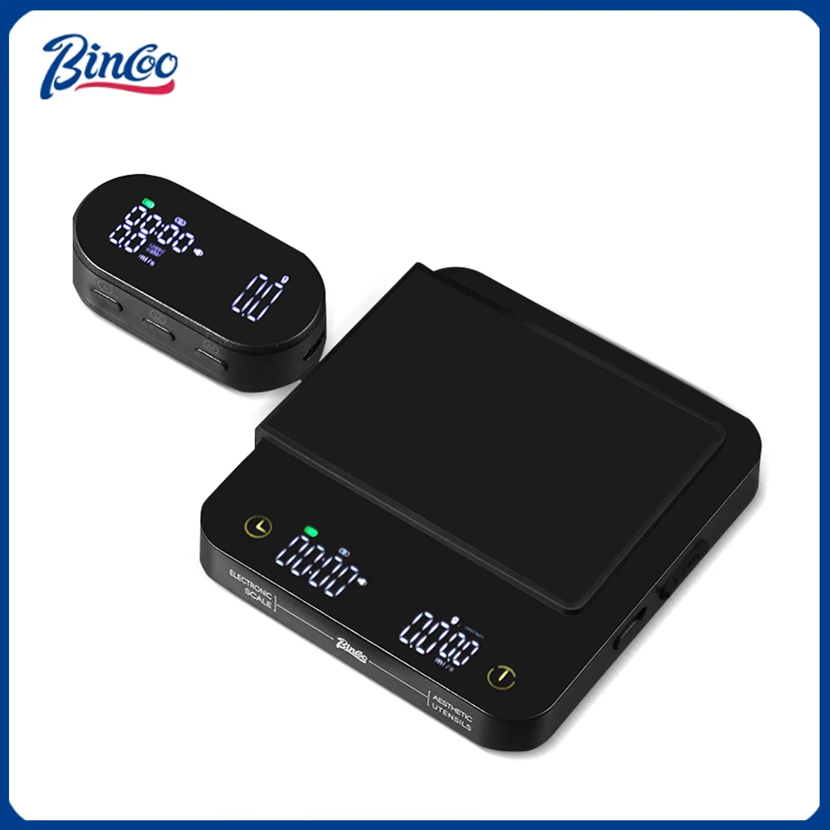 

Профессиональные весы для кофе Bincoo с беспроводным дисплеем Bluetooth, электронные весы, кухонные весы, прецизионные весы для кофейных зерен