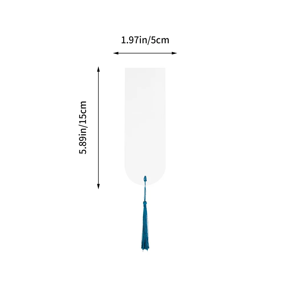 1 комплект, акриловые закладки, прозрачные пустые закладки с кисточками, маркеры для страниц своими руками, декоративные закладки для чтения, офиса, школы