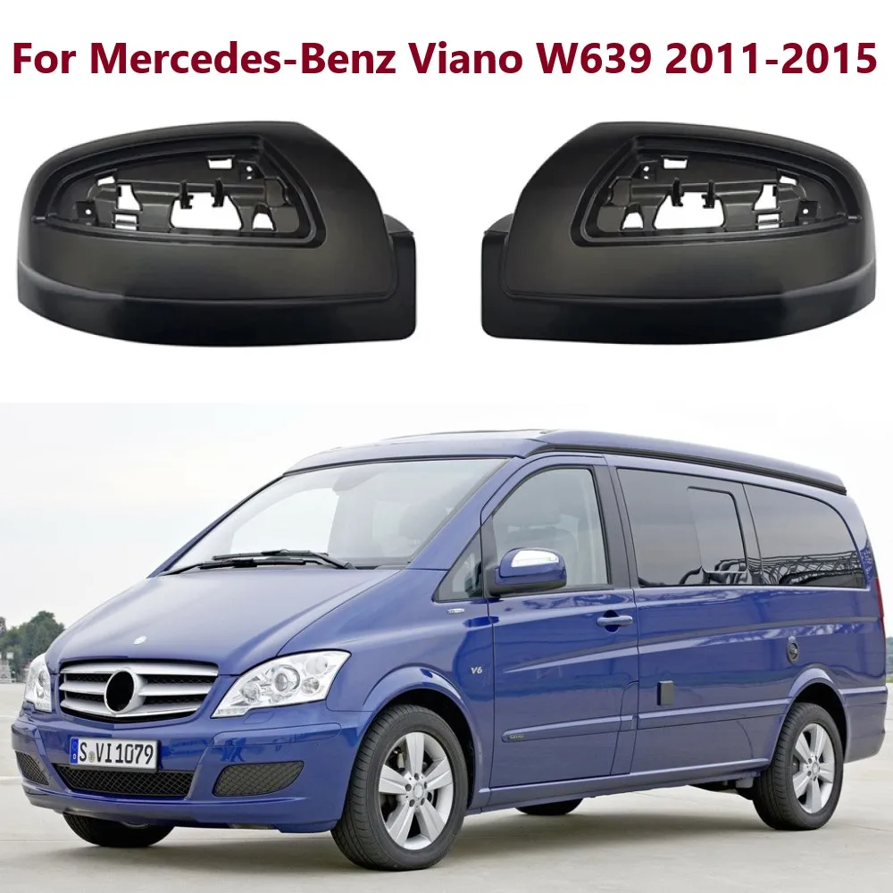 Left Right Rear Mirror Cover Caps Shell Housing For Mercedes-Benz Viano W639 2011 2012 2013 2014 2015 A0008111222 A0008111322