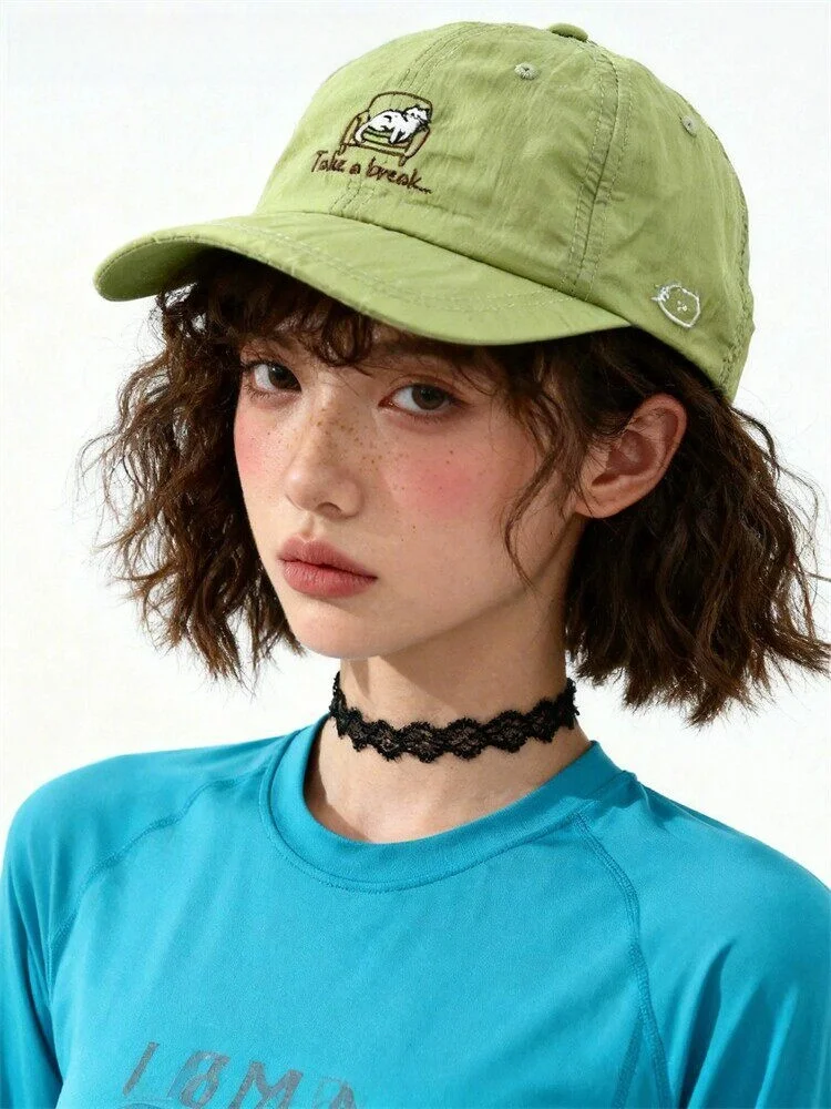 casquette-de-baseball-a-sechage-rapide-visvim-ennio-edition-collaborative-broderie-de-dessins-animes-chapeau-tendance-d'automne-pour-femme