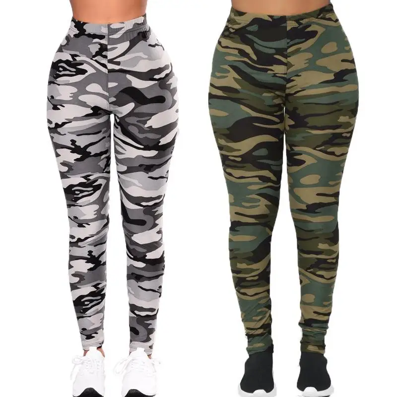 

Printed Oversized Pants Leggings Base Layer Pants Polyester Fiber Butt Lifting Function Nine Points Length Summer Sle