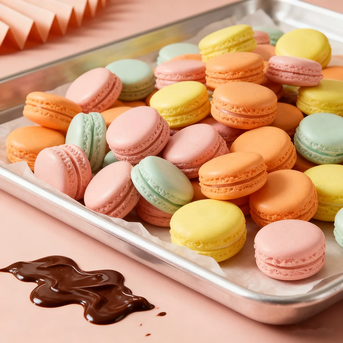 3 Stück 3,5 cm realistische gefälschte Macaron-Modellbonbons – französische Dessert-Requisite aus PVC für Präsentation, Fotografie, Partydekoration und TikTok-Videos – Detail 3