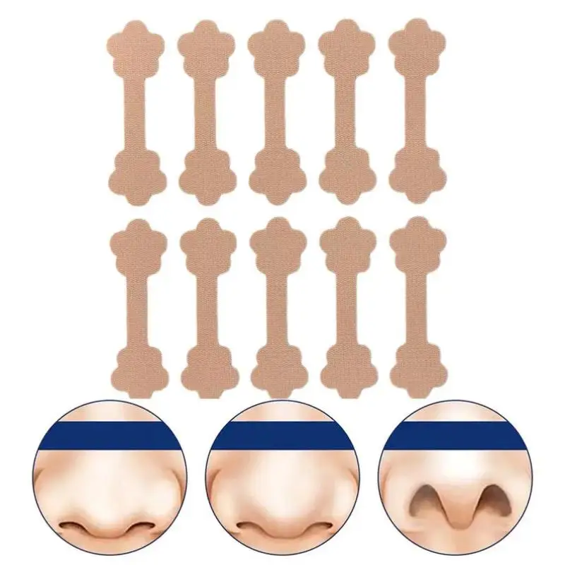 100Pcs Shrinking Nose Wing Stickers Invisible Nose Shrink Patch Special Narrow Nose Strips Sticker Face Care Tool Nose Shaper