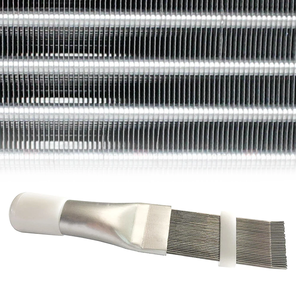 Stainless Steel Air Conditioner Fin Comb Condenser and Radiator Fin Straightener Cleaner Repair Tool Air Conditioning Brush