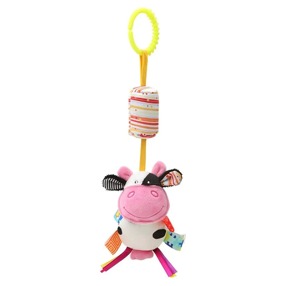 Baby Sensory Hanging Rattles Soft Learning Toy Plush Animals Stroller Infant Car Bed Crib Travel Activity Plush Toys